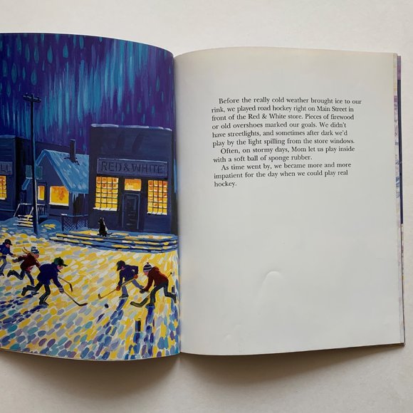 Vintage Kid's Hockey Books: The Hockey Sweater ('79) & The Moccasin Goalie ('96) - Picture 11 of 13